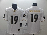 Nike Steelers 19 JuJu Smith-Schuster White Gold Vapor Untouchable Limited Jersey,baseball caps,new era cap wholesale,wholesale hats